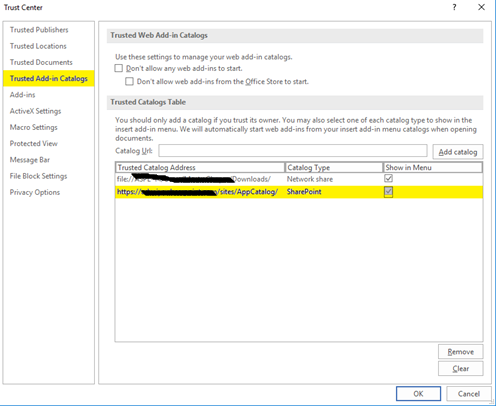 O365 App catalog