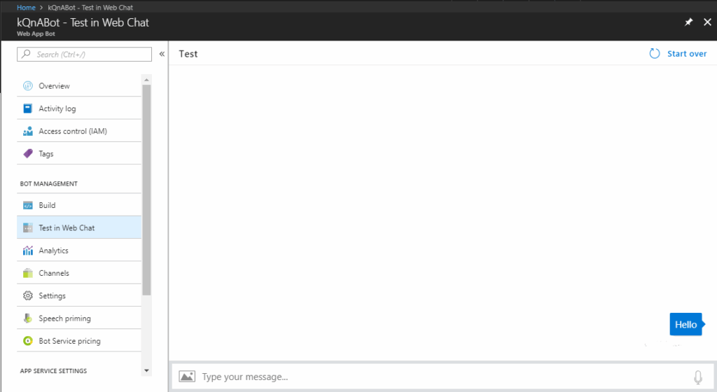 QnA Maker service