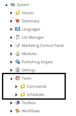 Scheduled tasks in Sitecore
