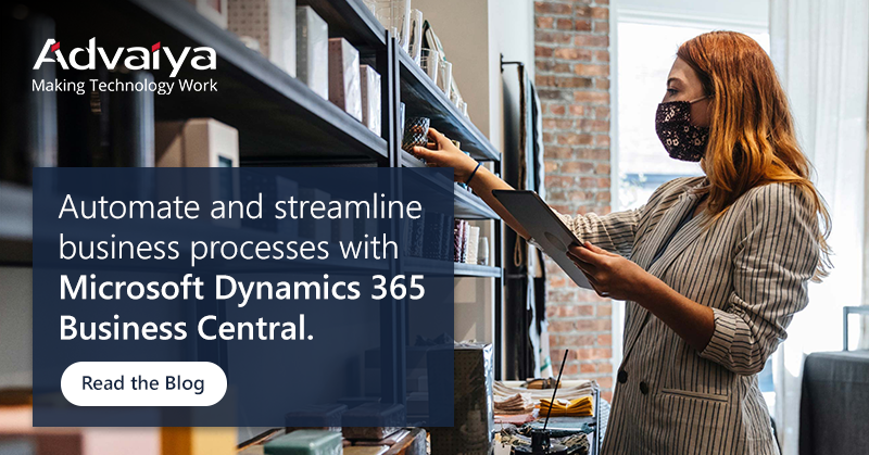 Automate and streamline business processes with Microsoft Dynamics 365 Business Central